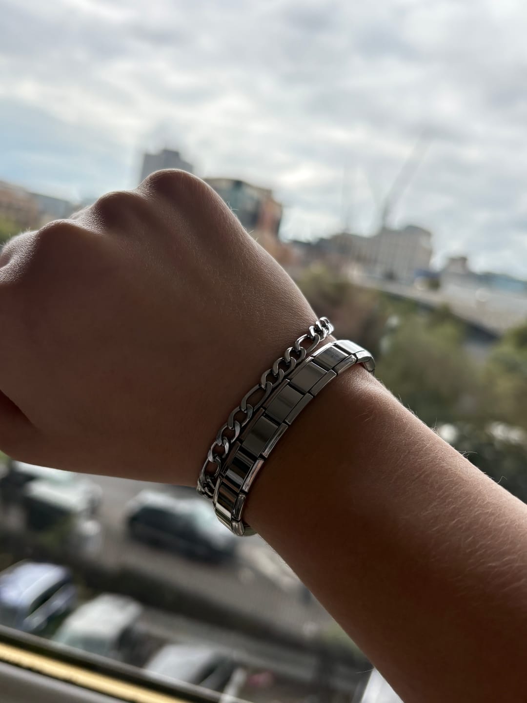 Customer photo review of Italian Charm Bracelet