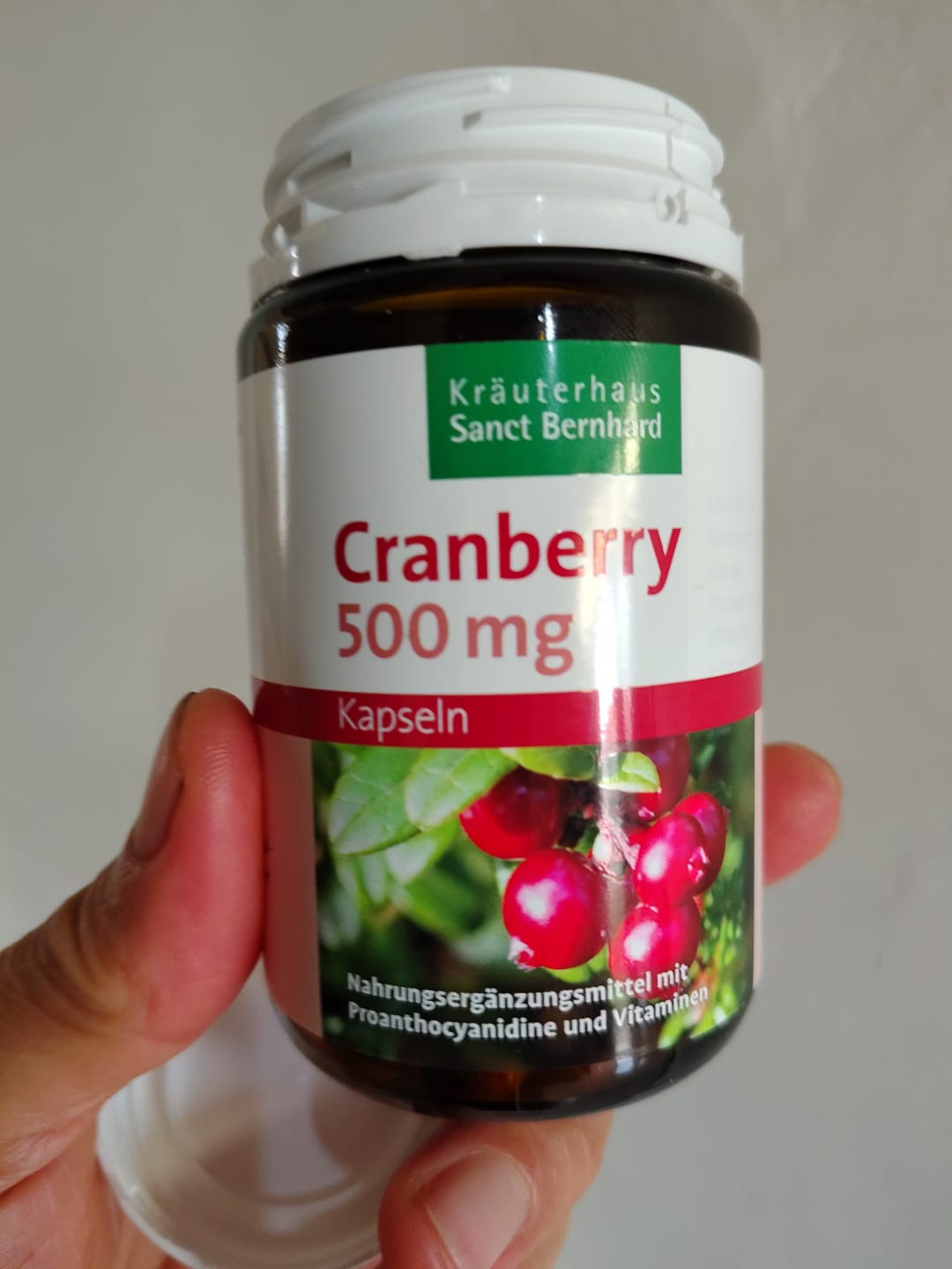 Customer photo review of 聖伯納德 Sanct Bernhard 蔓越莓膠囊 500mg