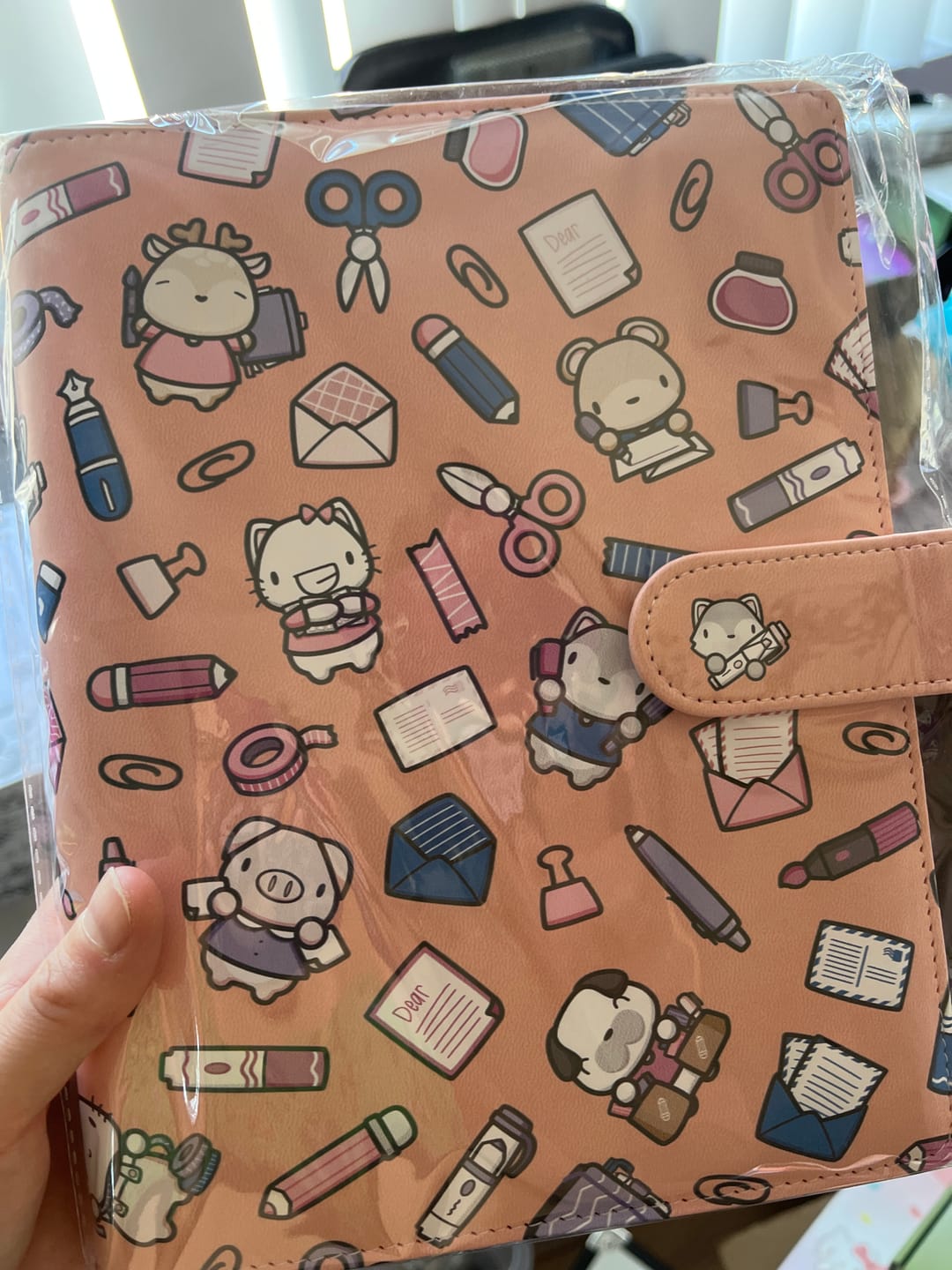 Customer photo review of Vegan Leather Binder/Planner - Stationery Buddies