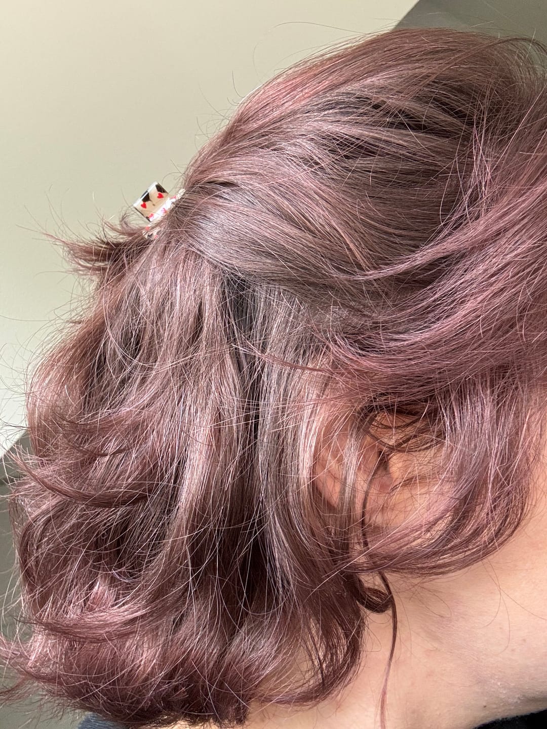 Customer photo review of Mattie Amethyst - Vegan Semi-Permanent Direct Dye Hair Color Cream 210 ml