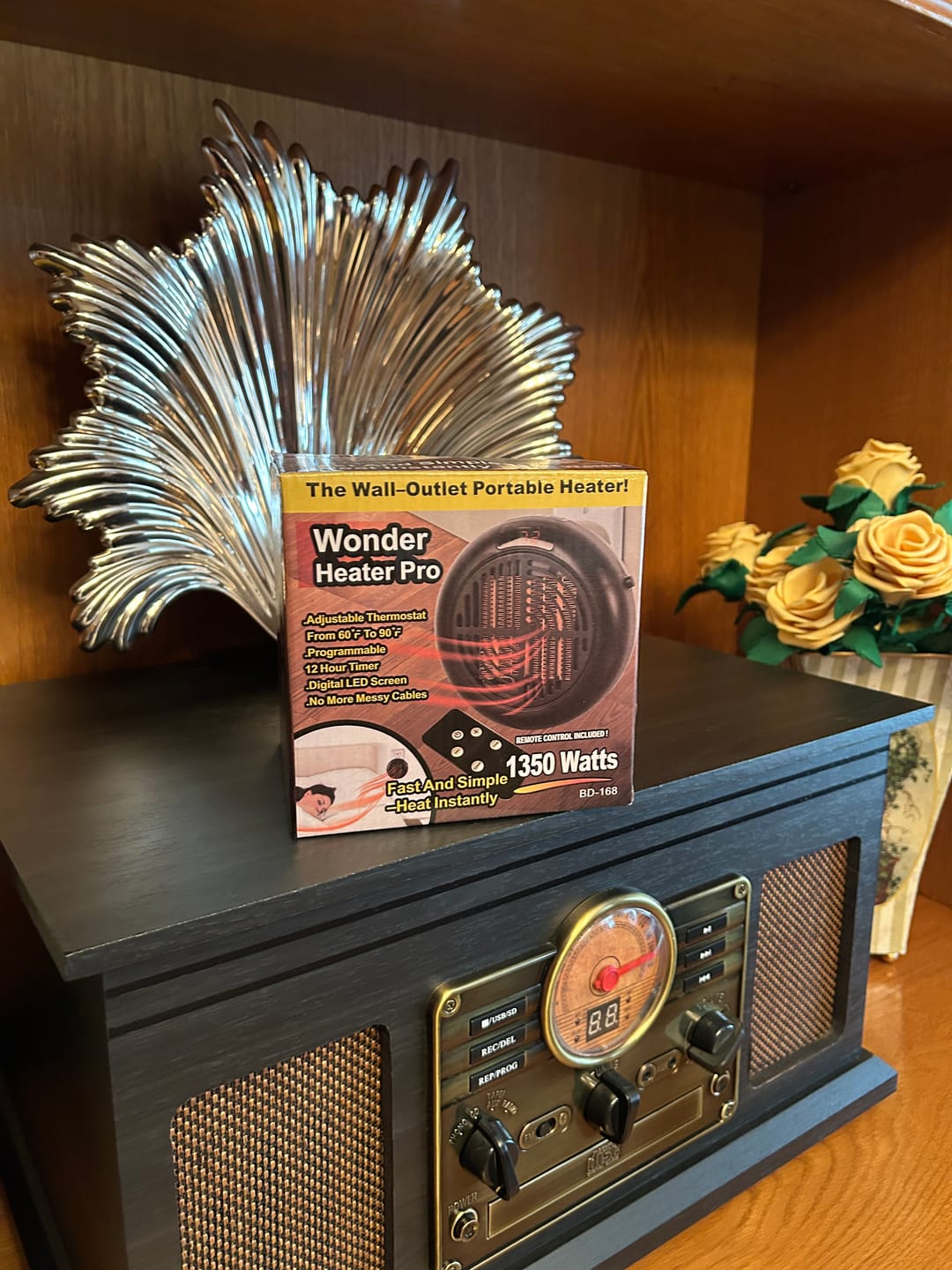 Customer photo review of minicalefactor termocerámico portatil