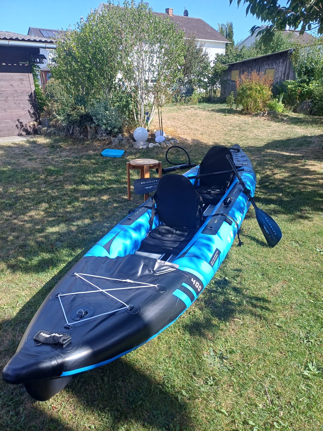Customer photo review of SKINHAWK 2ER PRESTIGE KAJAK 400 CM BLAU