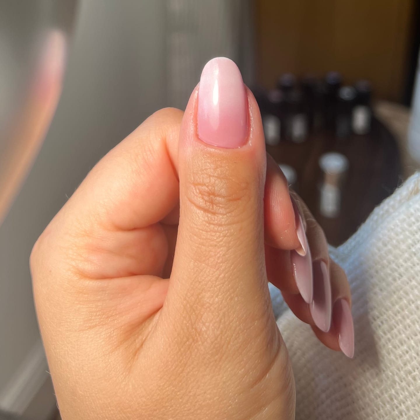 Customer photo review of Semilac White Decor Gel 5g