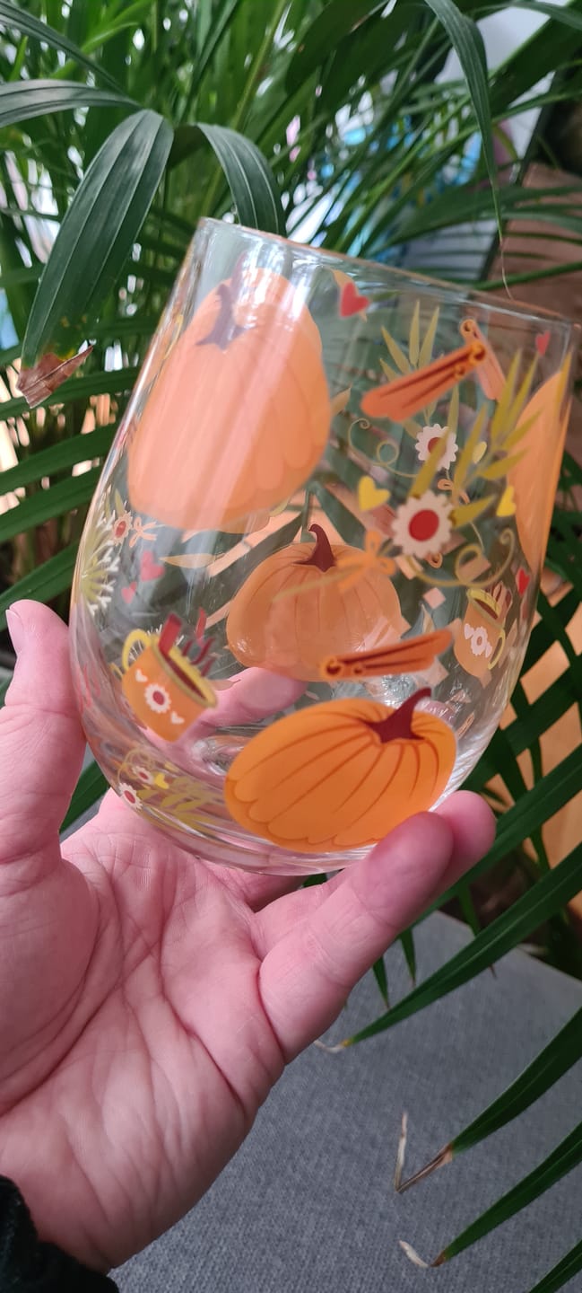 Customer photo review of Herbst Trinkglas