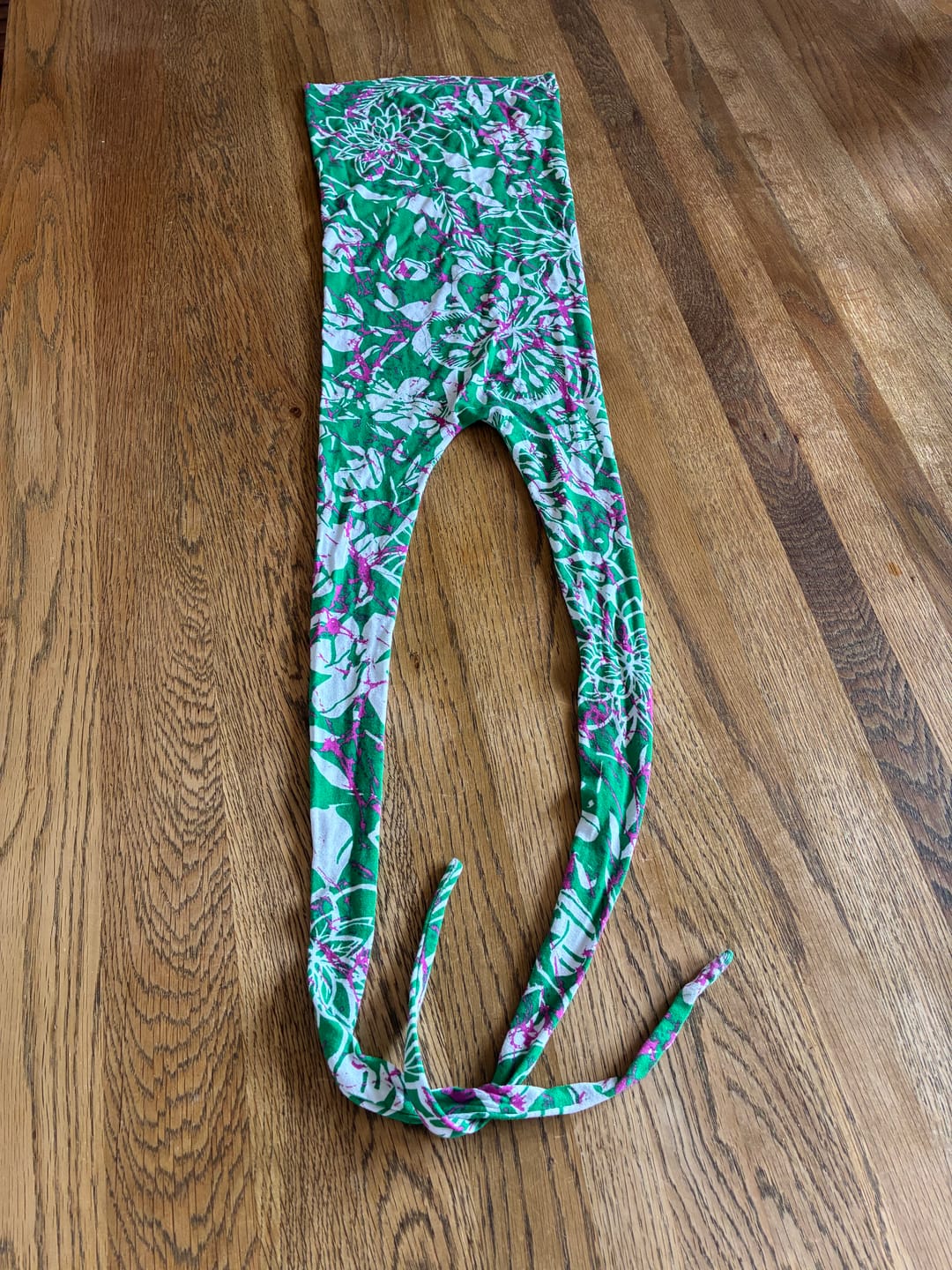 Customer photo review of Blossom Splash Viscose Jersey Fabric