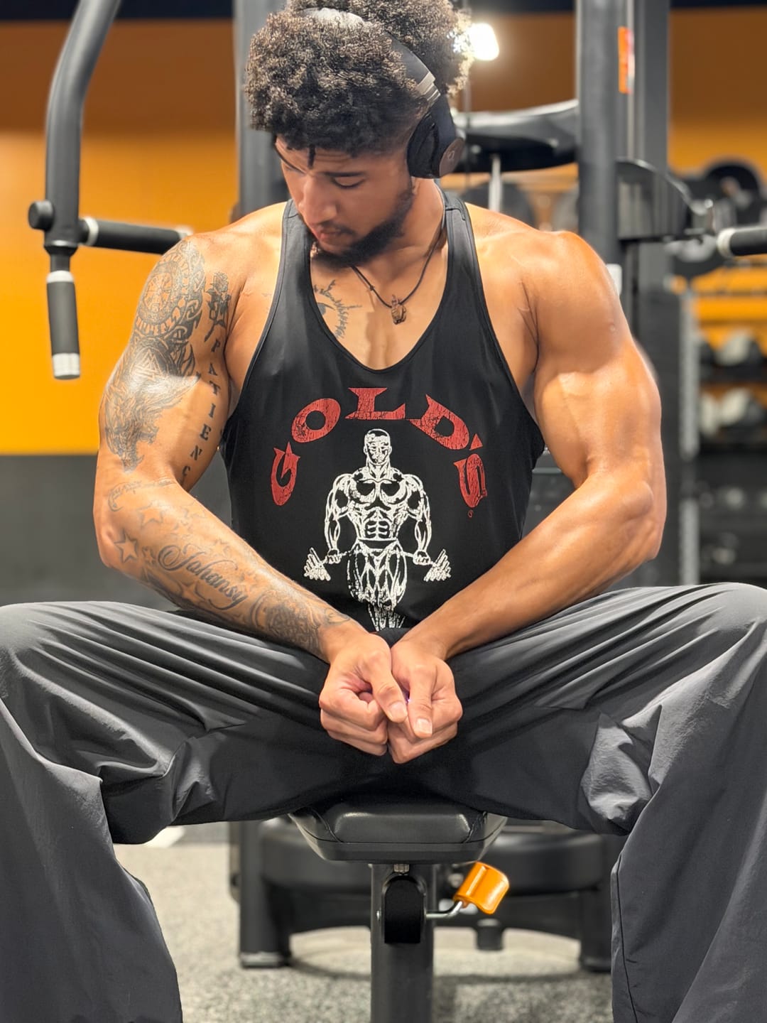 Customer photo review of 3003 - Gold's Iron Legacy Icon Stringers