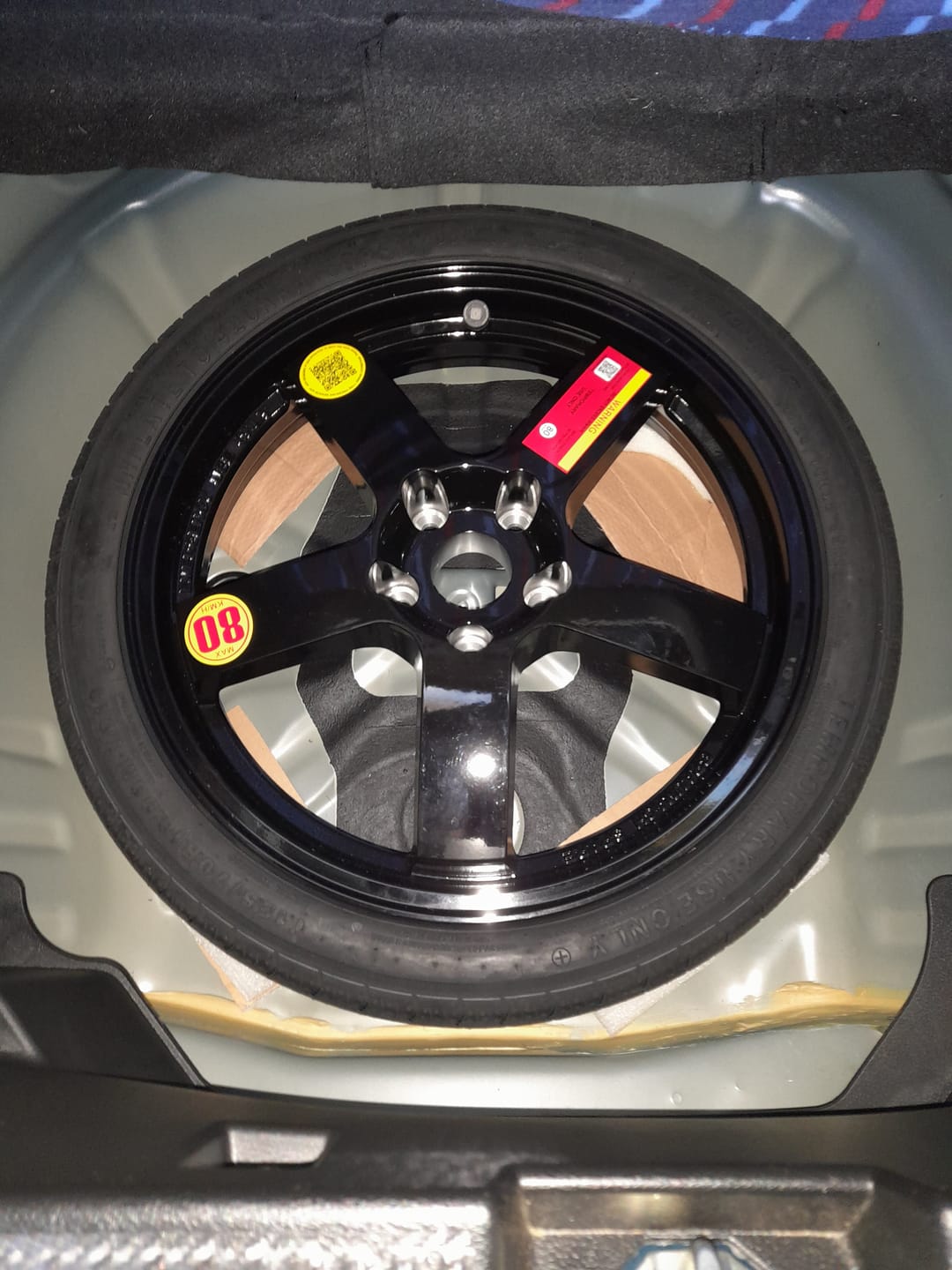 Customer photo review of Suzuki FRONX 1.5 1.5I Space Saver Spare Wheel - Hub Centric - Braumach Spare Wheel Kit - 2023-2026