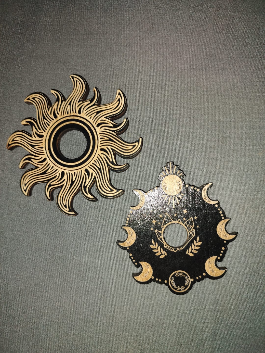 Customer photo review of Wood Sphere Holder