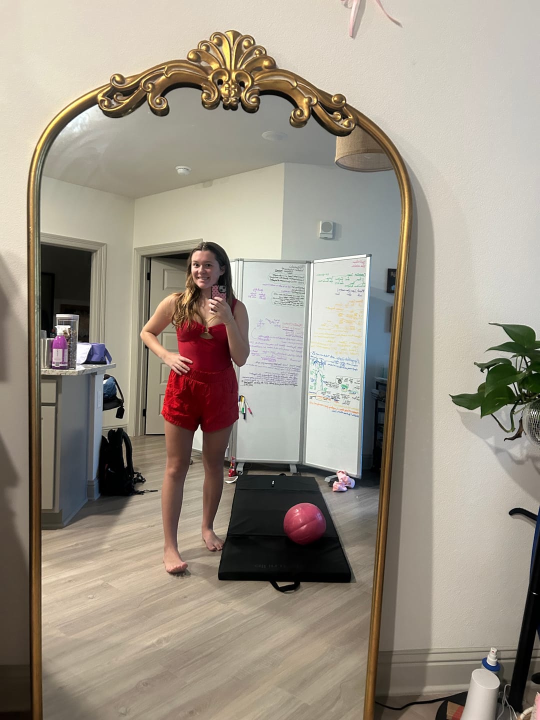 Customer photo review of BRIDGET-ONEPIECE Scarlet Red Princess One Piece