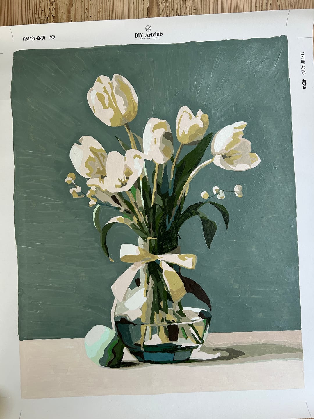 Customer photo review of Whispers of Spring | Paint by Number