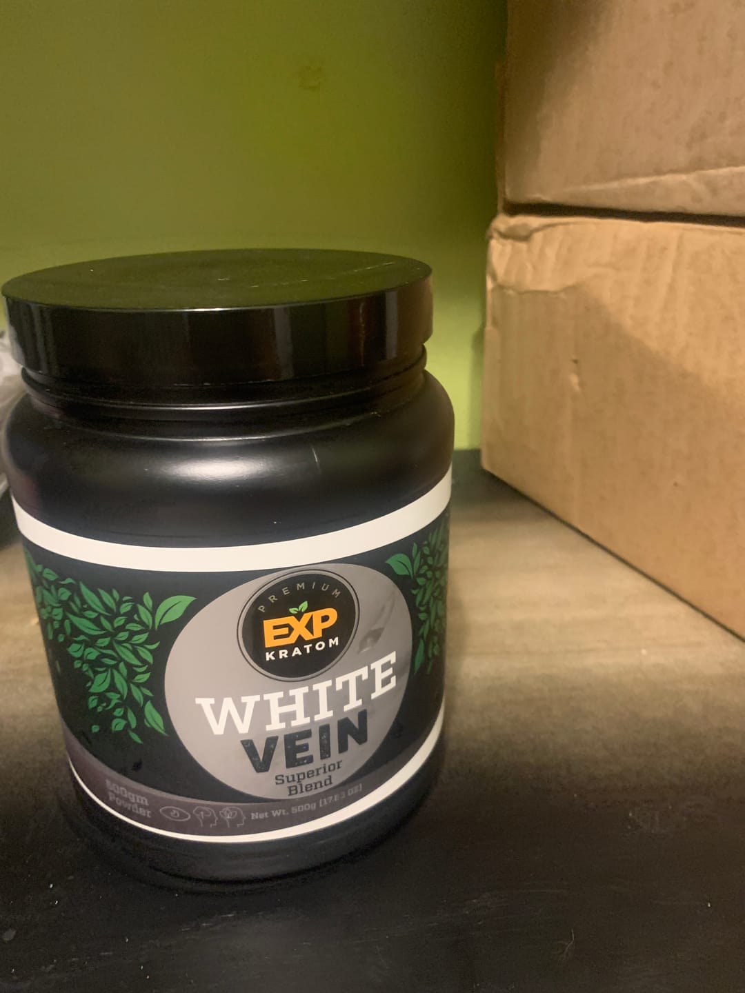 Customer photo review of EXP Premium White Vein Kratom Powder — Lab Tested