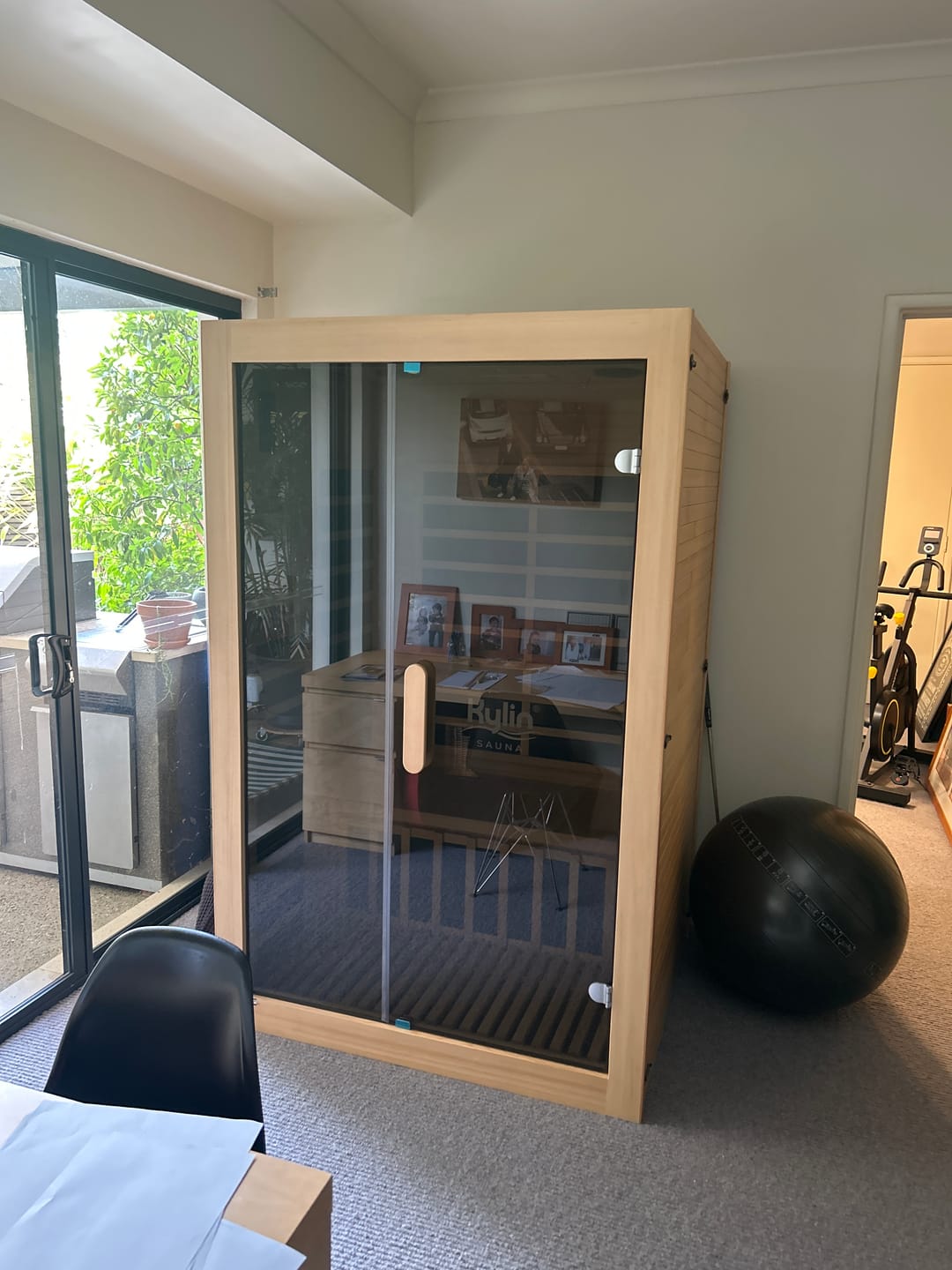 Customer photo review of Kylin Low EMF Carbon Infrared Sauna Room 2 Person H6203 (Floor Heater included)