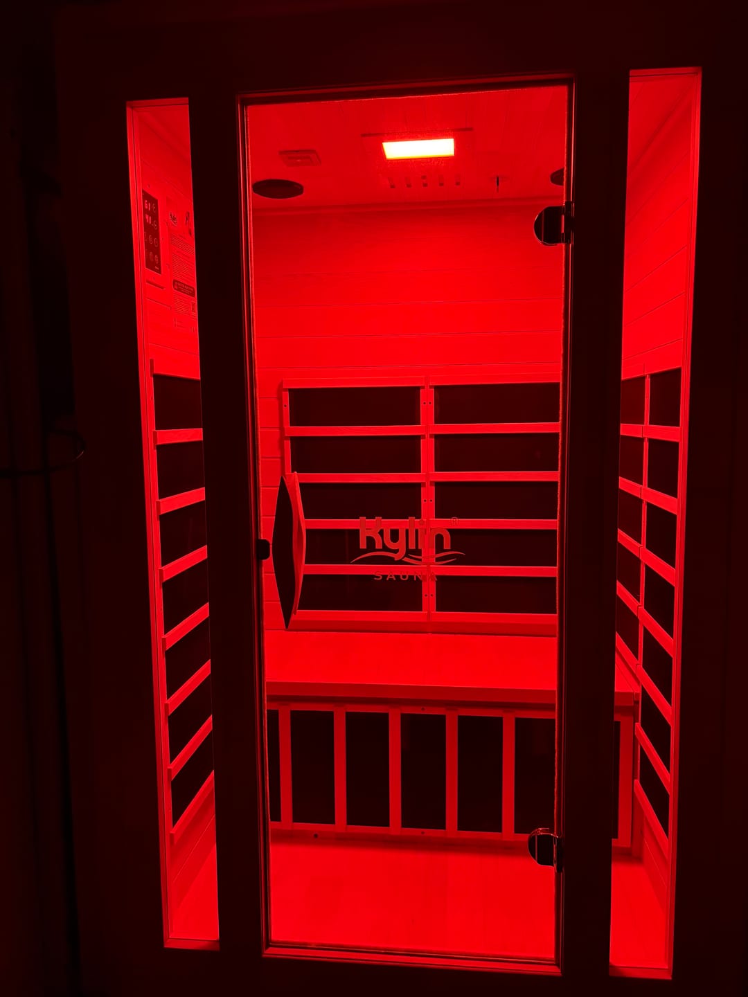 Customer photo review of Kylin Low EMF Premium Carbon Far Infrared Sauna 2 people - K8202