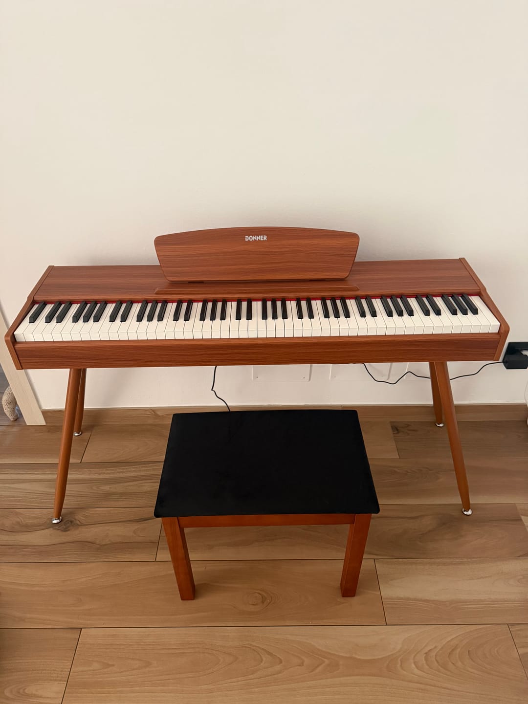 Customer photo review of Donner DDP-80 tastiera fully weighted in legno