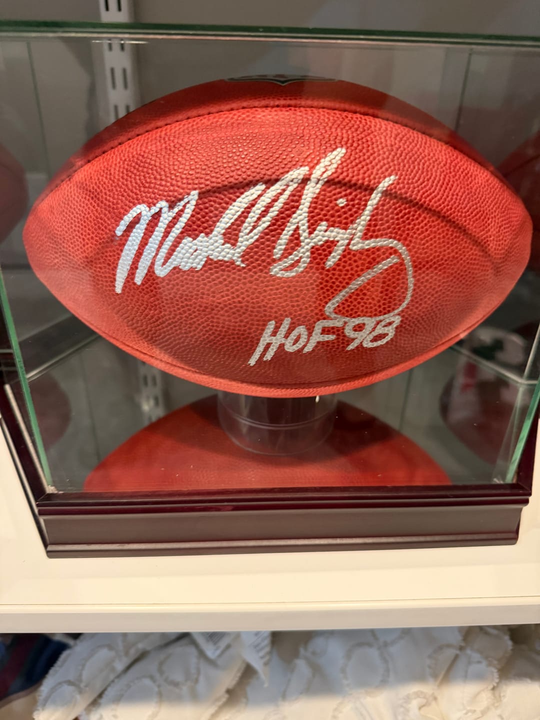 Customer photo review of Mike Singletary Autograph Signing