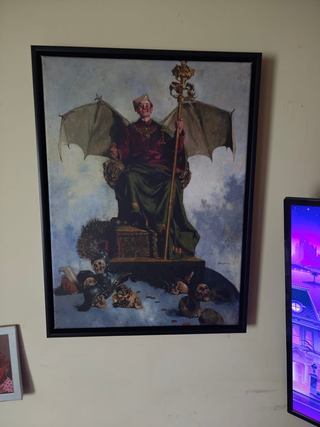 Customer photo review of Allegory of Satan (Lord of the World) | Ludwik Stasiak | c. 1900