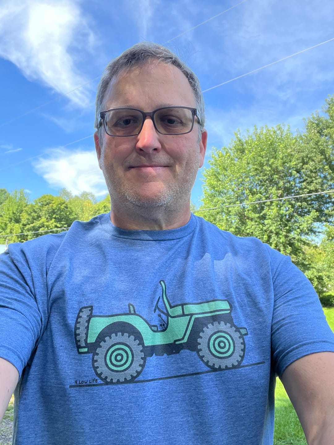 Customer photo review of Flat Fender T-Shirt