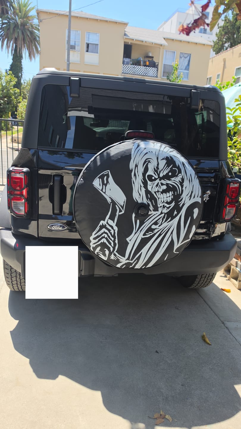 Customer photo review of CUSTOM Ford Bronco Tire Cover