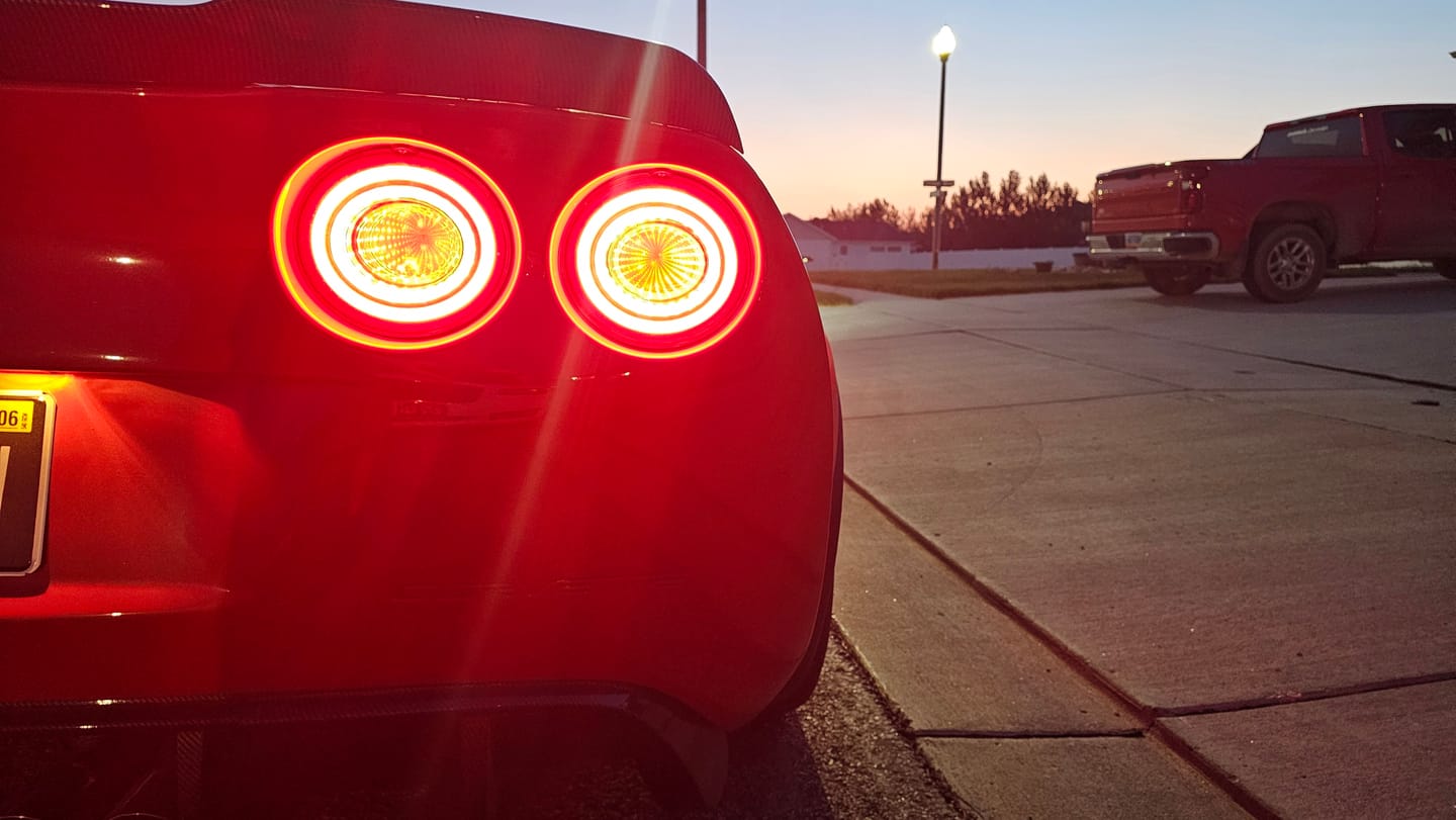 Customer photo review of 2005-2013 Chevrolet Corvette C6 Infinity Style LED Tail Lights (PRE-SALE)