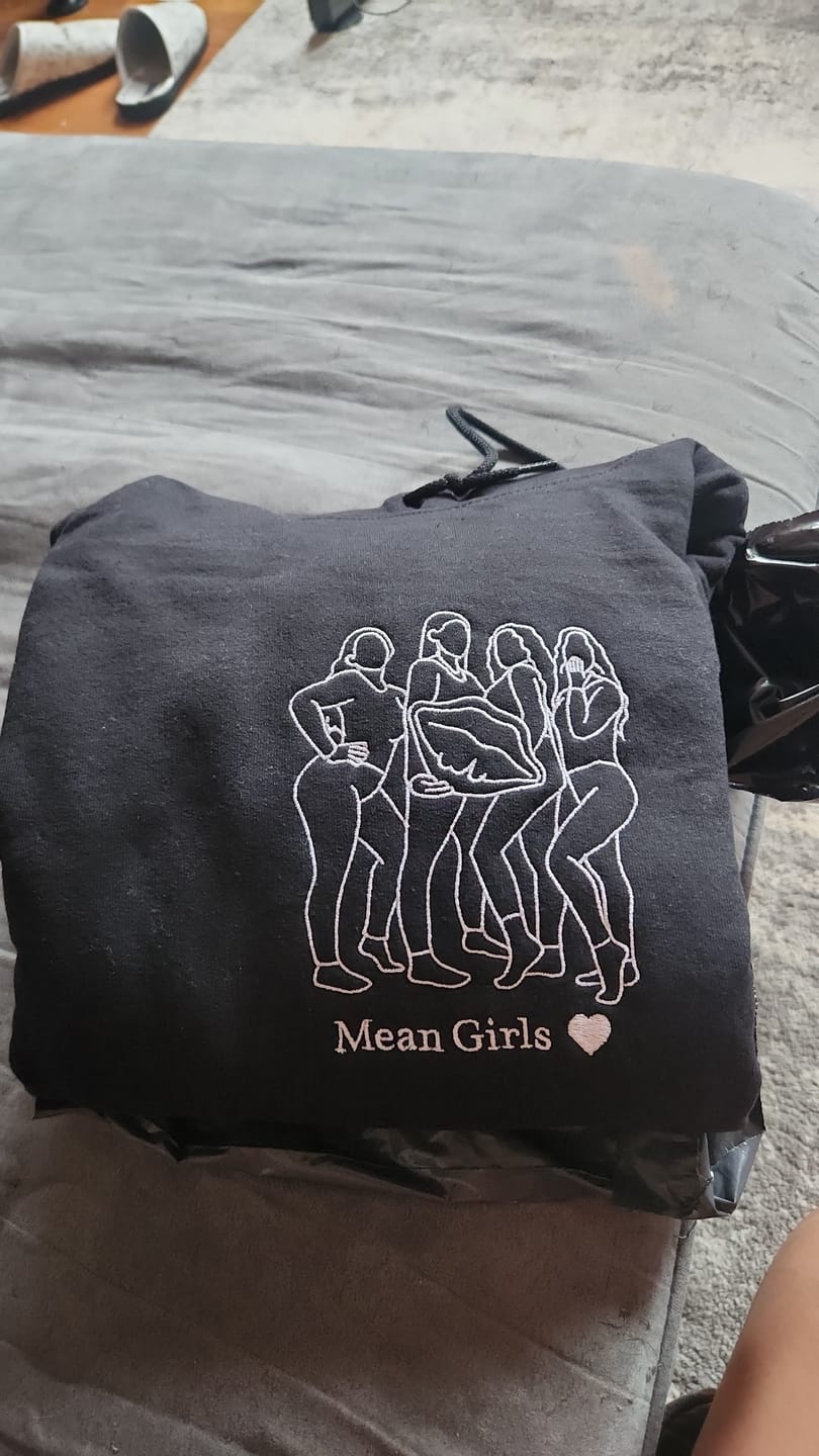 Customer photo review of Soulmate Custom Embroidered Photo Hoodie