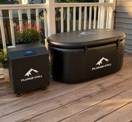 Customer photo review of 1HP Cold Plunge Chiller + Tub(Pro)
