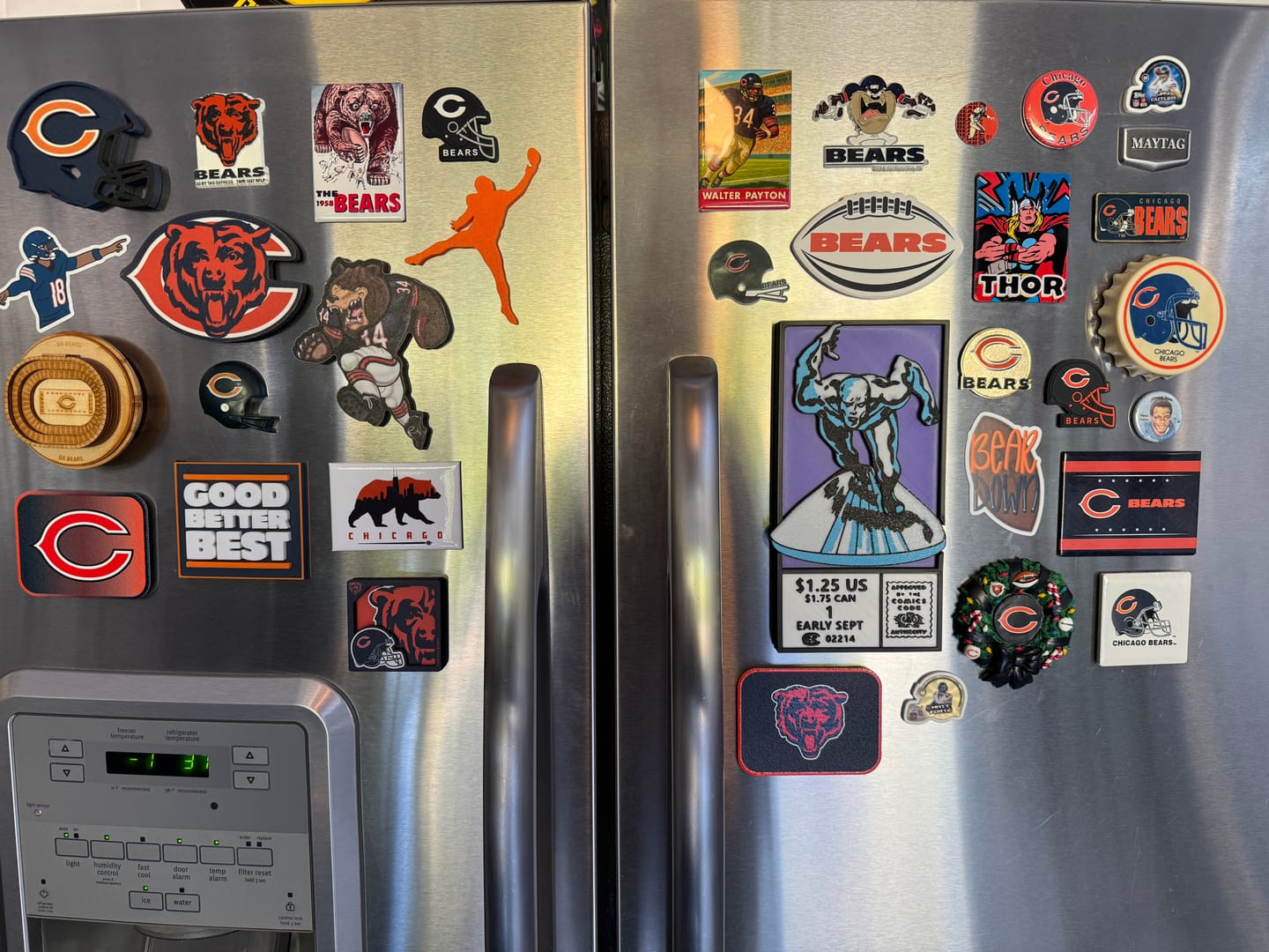 Customer photo review of Chicago Bears - SET of 3 Magnets