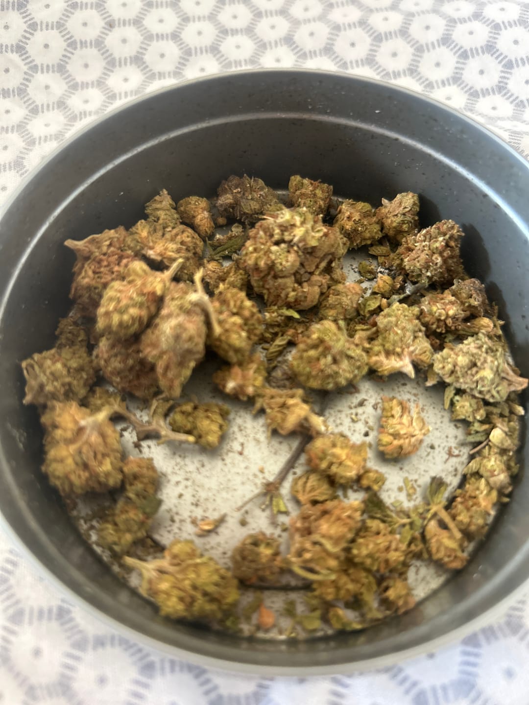 Customer photo review of Blackout Berries THCA Flower Ounce (28g)