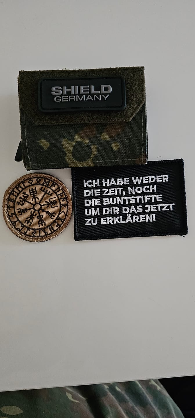 Customer photo review of Tactical Wallet MK2 - 5-Farben Flecktarn