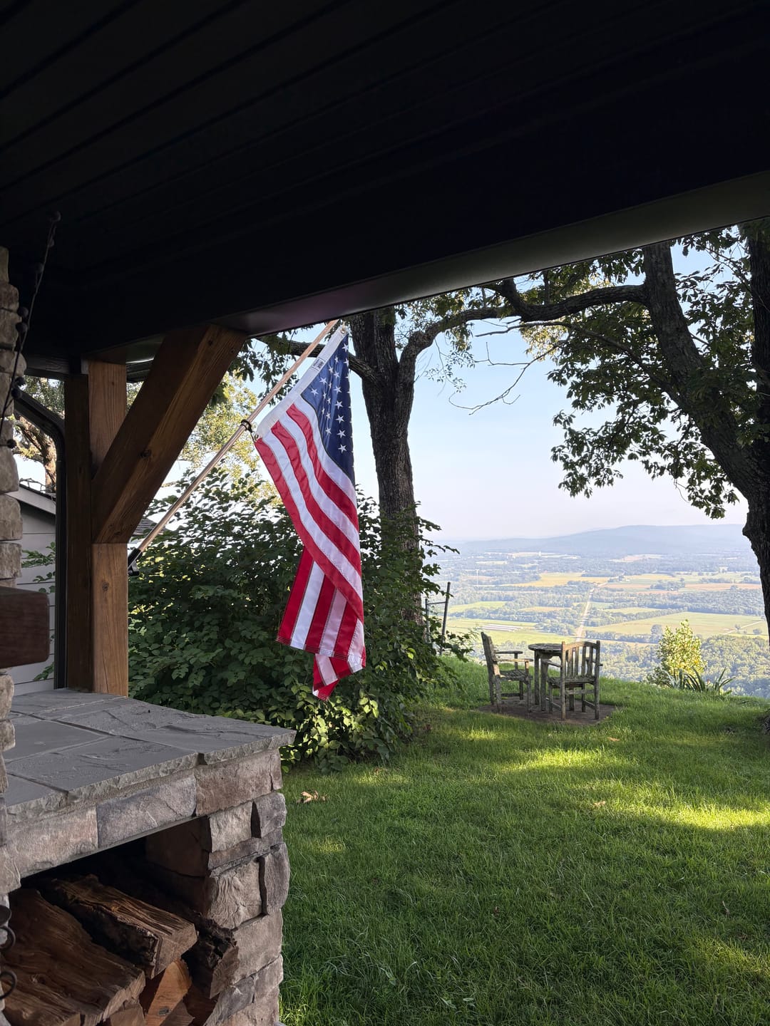 Customer photo review of 3' x 5' American Flag Set