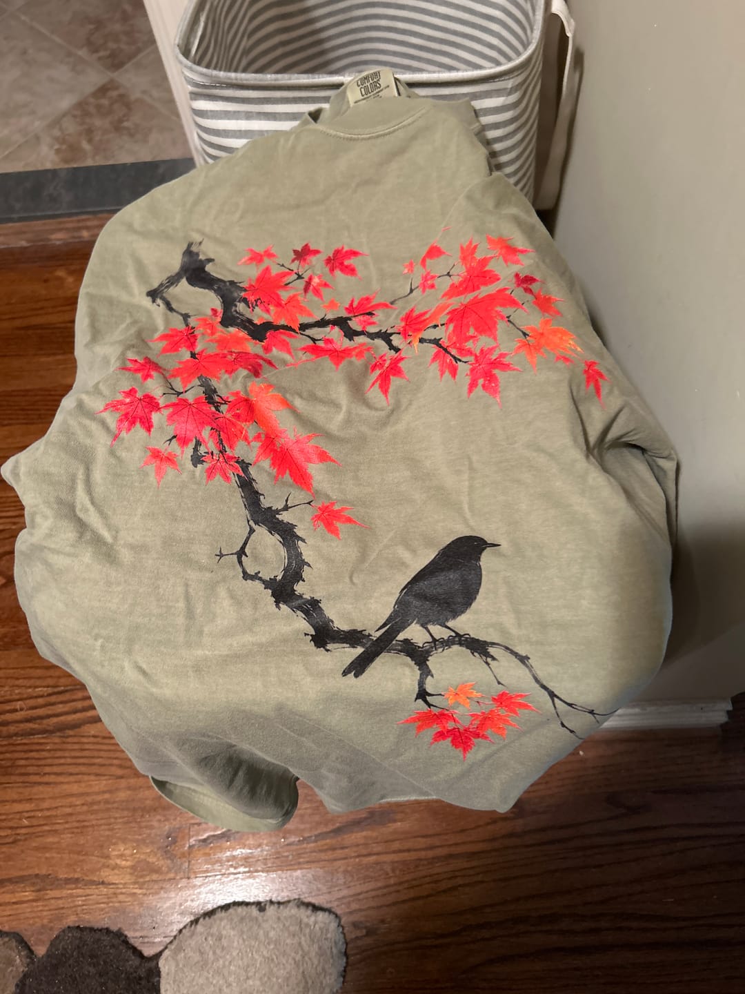 Customer photo review of Japanese Maple T-Shirt