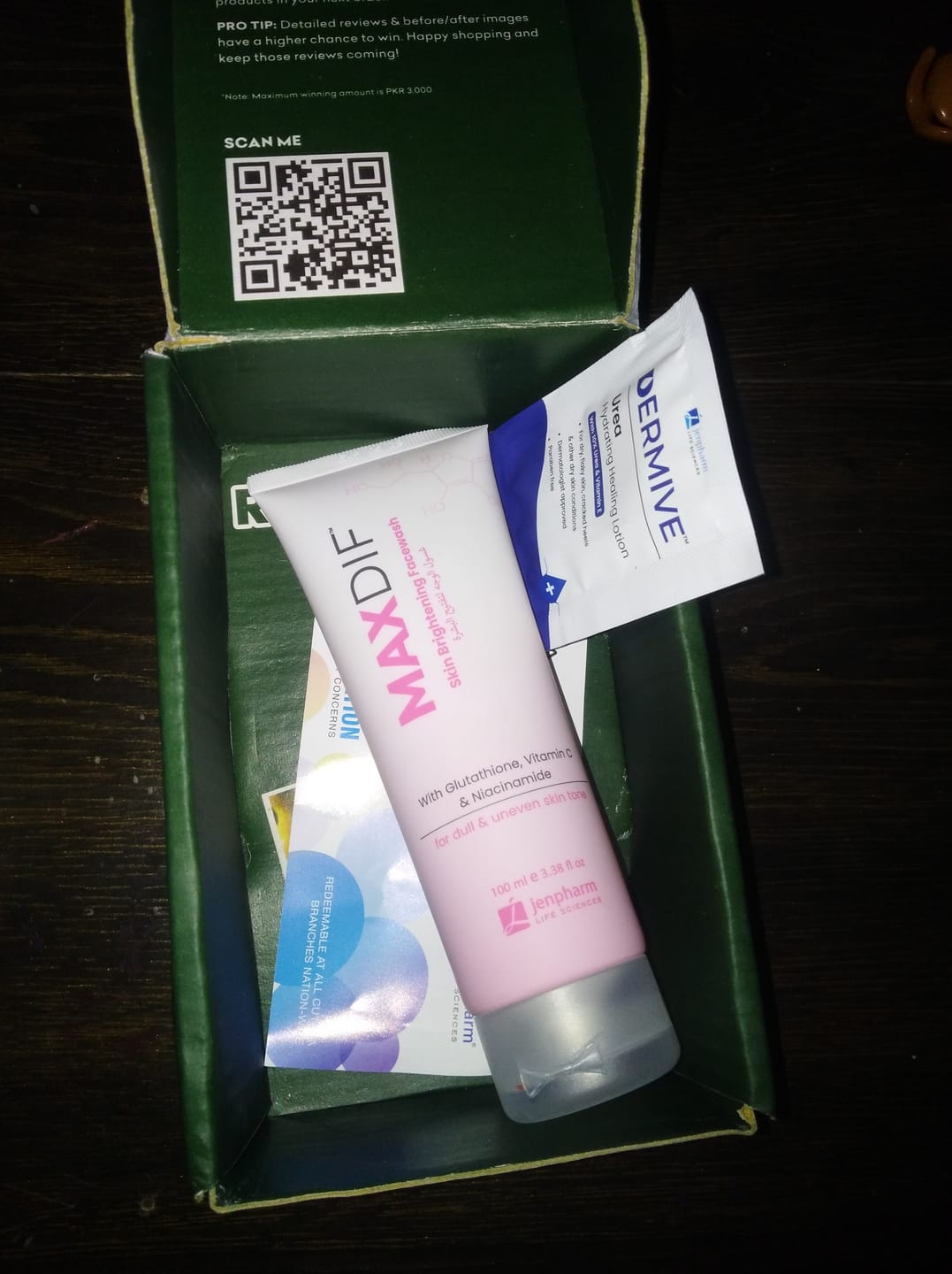 Customer photo review of Maxdif Facewash