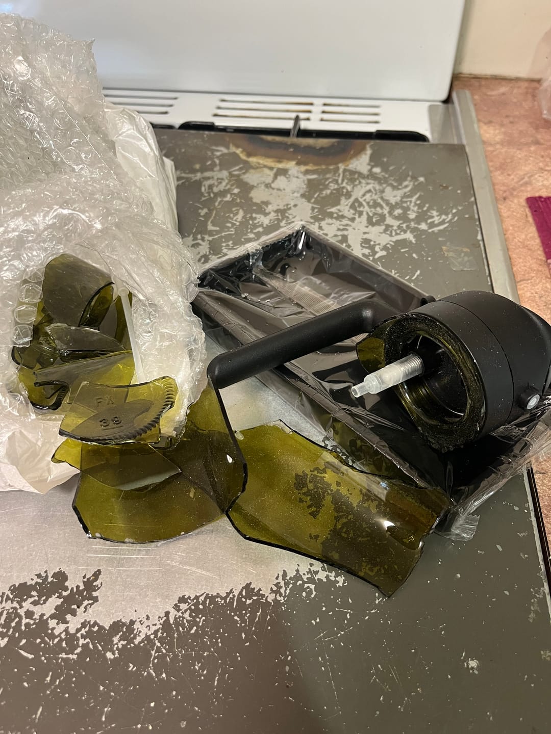 Customer photo review of 2 in 1 Oil Dispenser