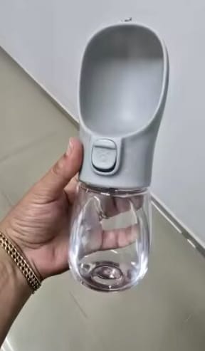 Customer photo review of Portable Cat Water Bottle — 300 ml, Leak-Proof