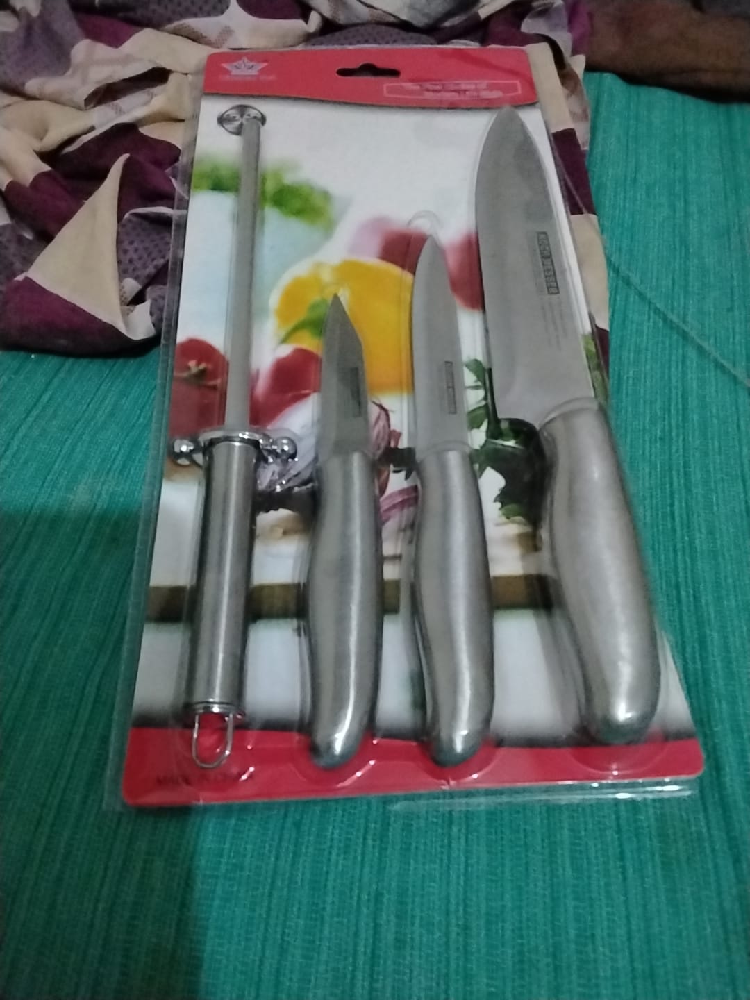 Customer photo review of German 4 Piece Knive Set