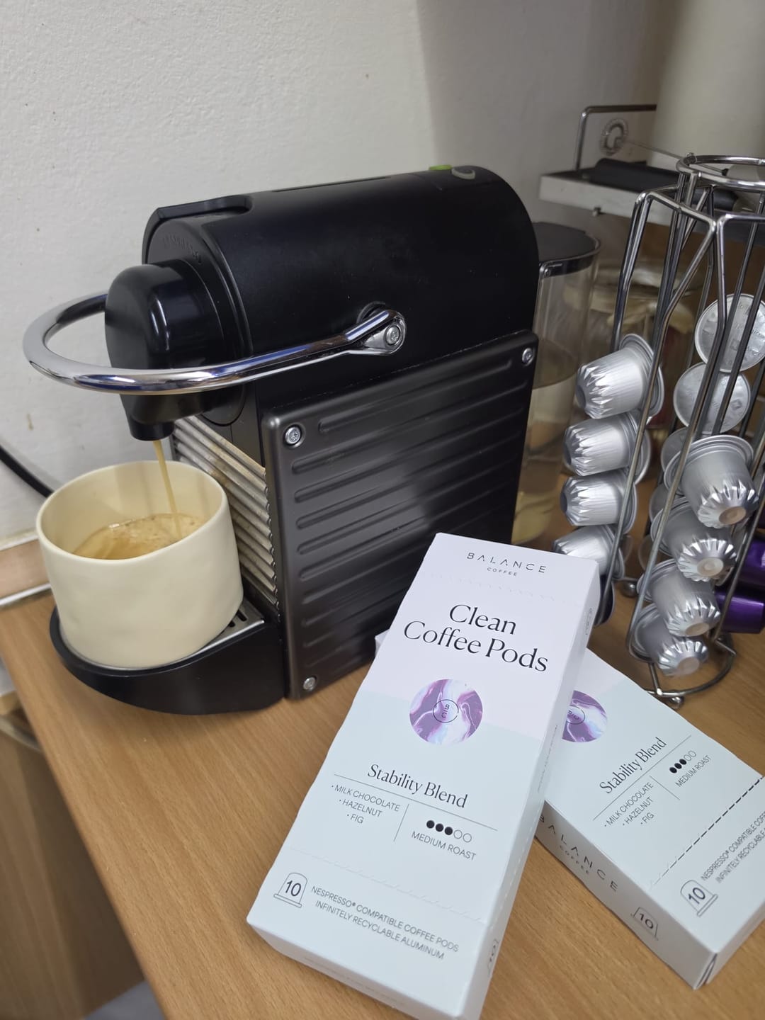Customer photo review of Clean Coffee Pods