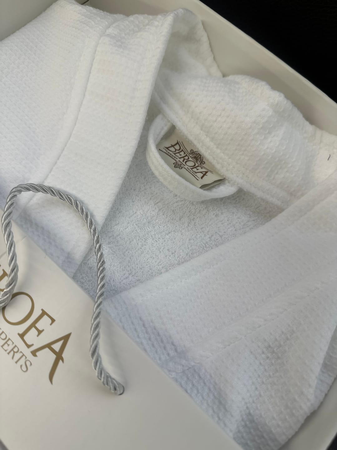 Customer photo review of Siesta Waffle Bathrobe 4 pcs set