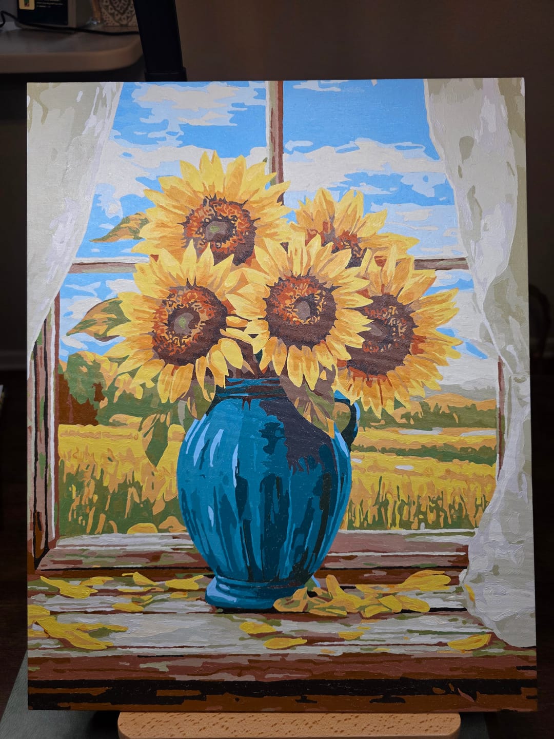Customer photo review of Sunflower Windowsill