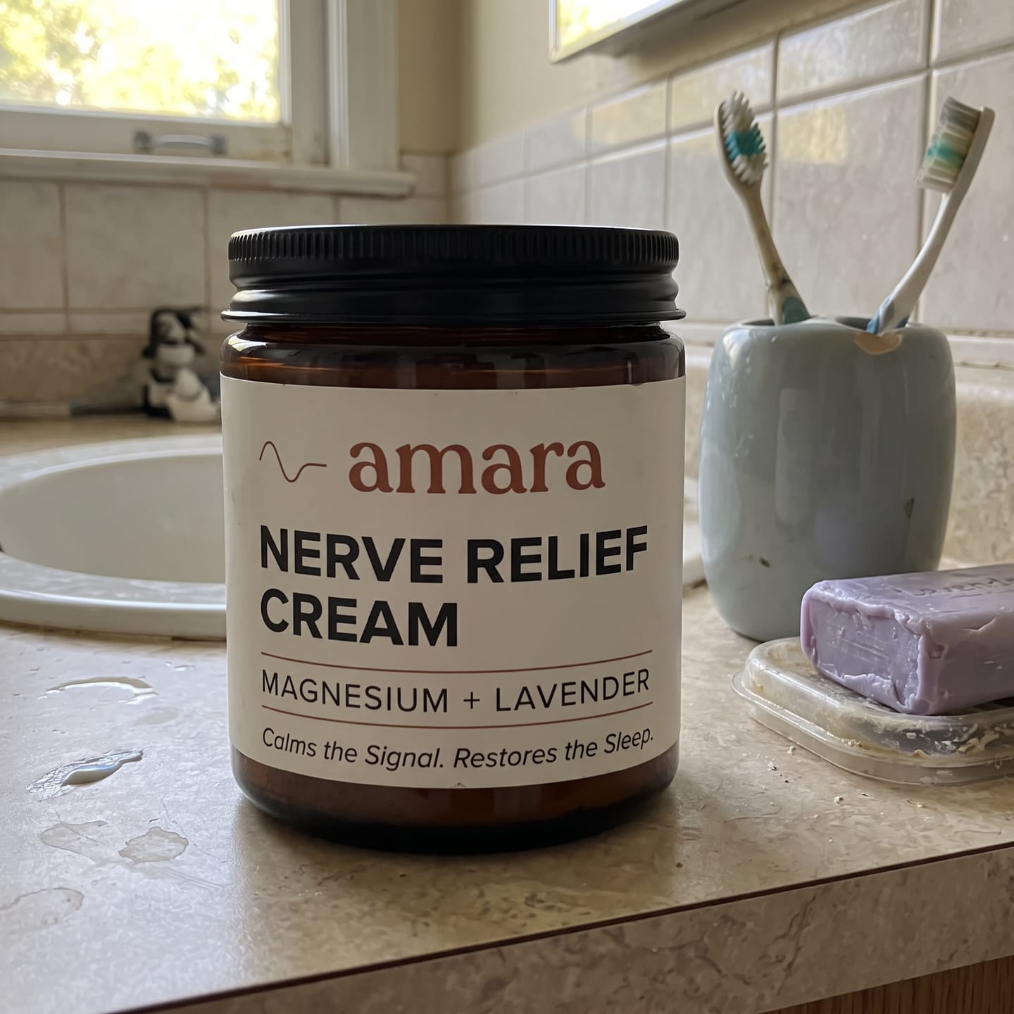 Customer photo review of Amara Nerve Relief Cream