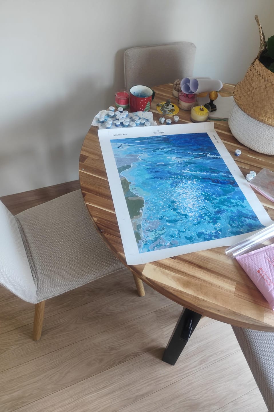 Customer photo review of Endless Ocean | Paint by Number