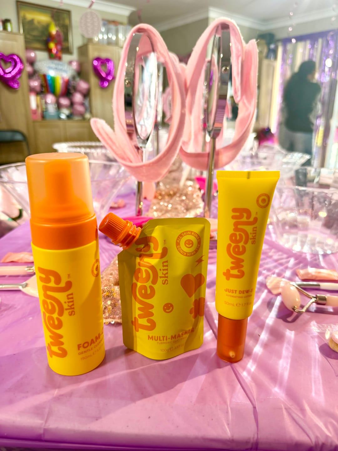 Customer photo review of Just Dew-It Hydrating Lotion