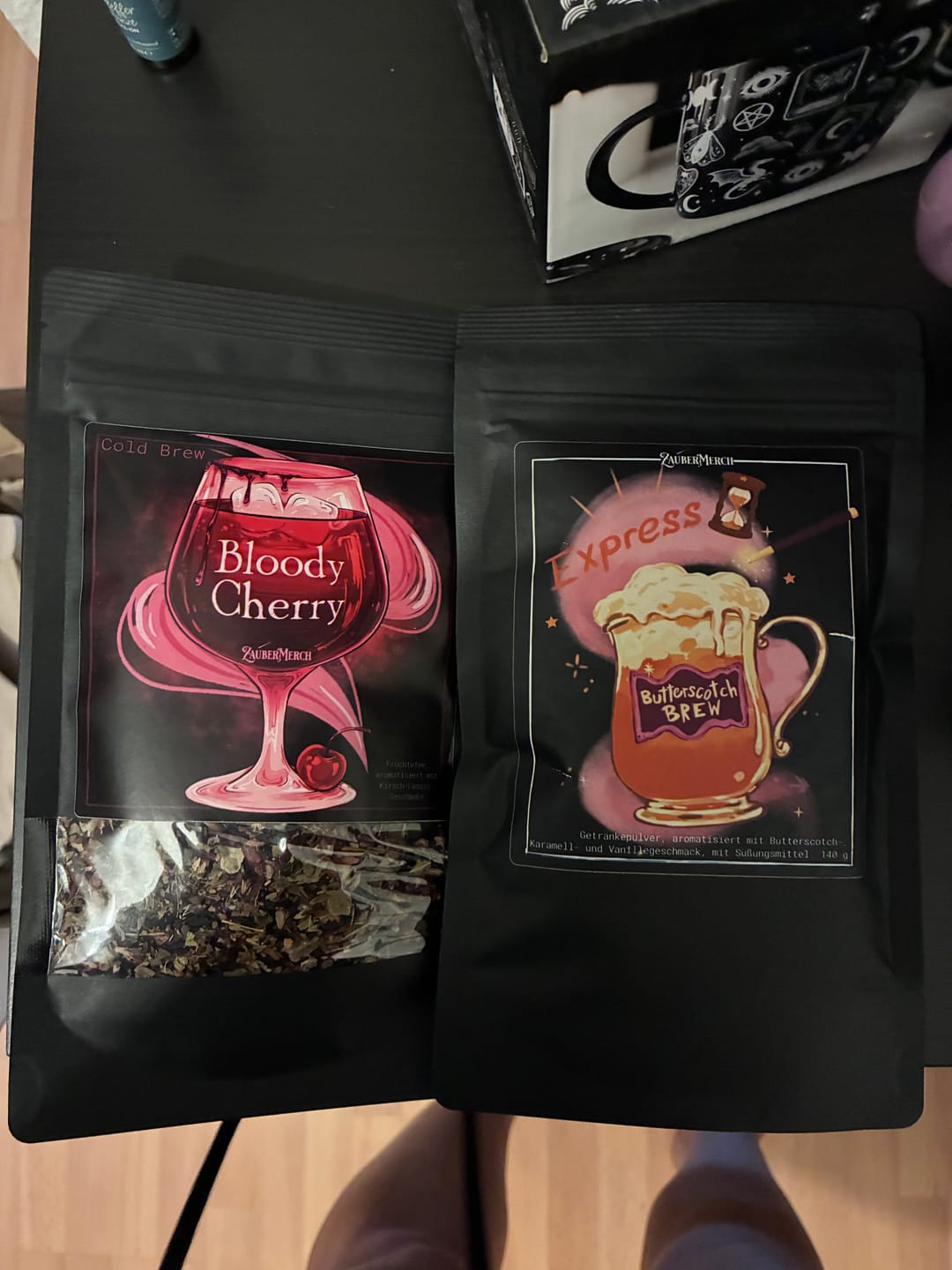 Customer photo review of Express Butterscotch Brew – Getränkepulver Karamell Vanille Geschmack