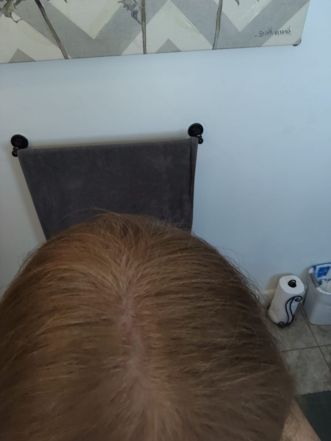 Customer photo review of Instant Dye Shampoo