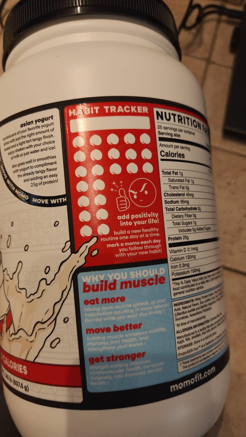 Customer photo review of MOMO® Whey | Asian Yogurt