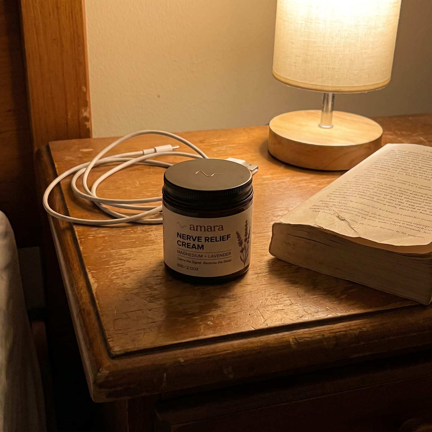 Customer photo review of Amara Nerve Relief Cream