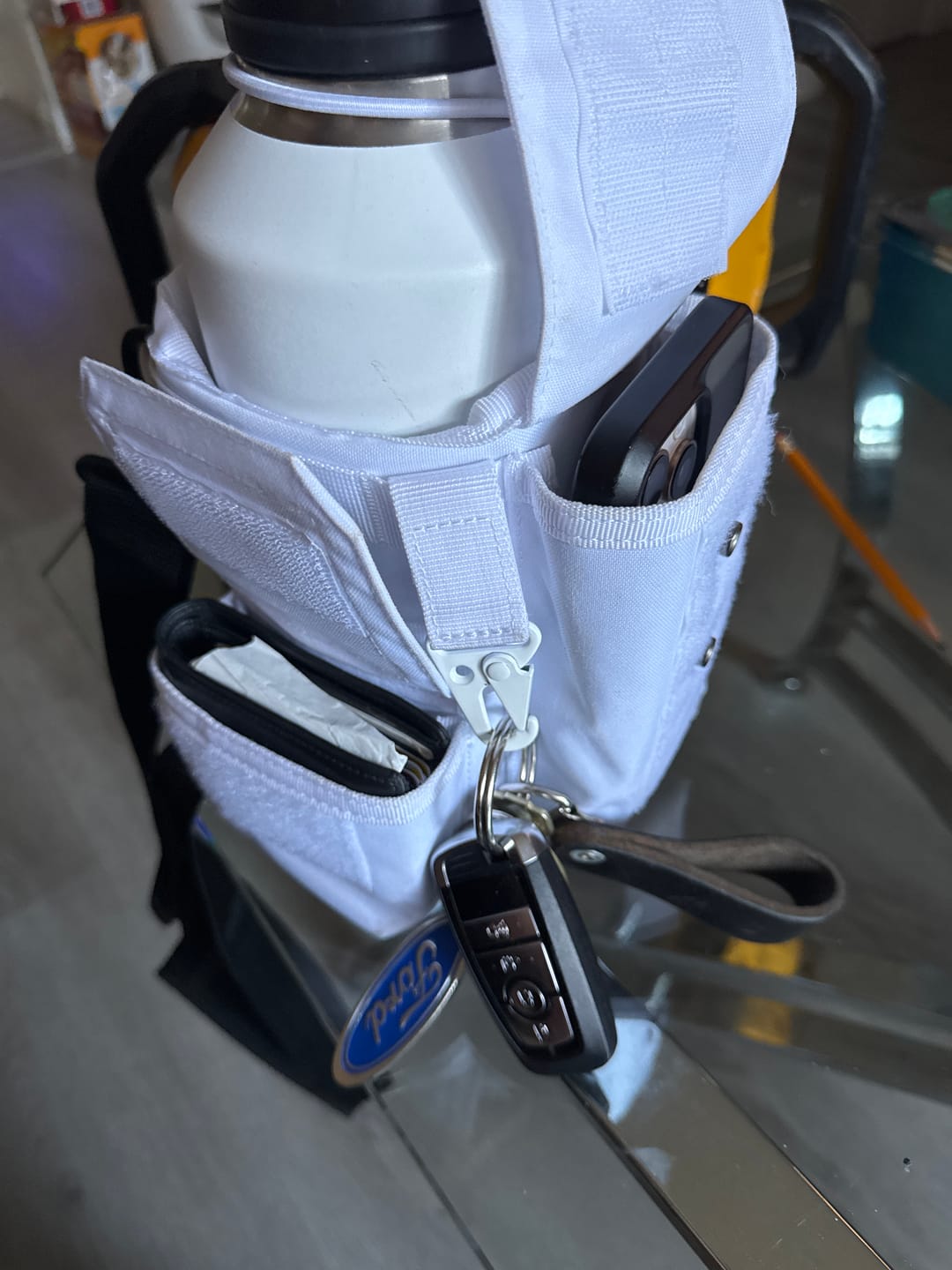 Customer photo review of 64oz Battle Bottle Sleeves