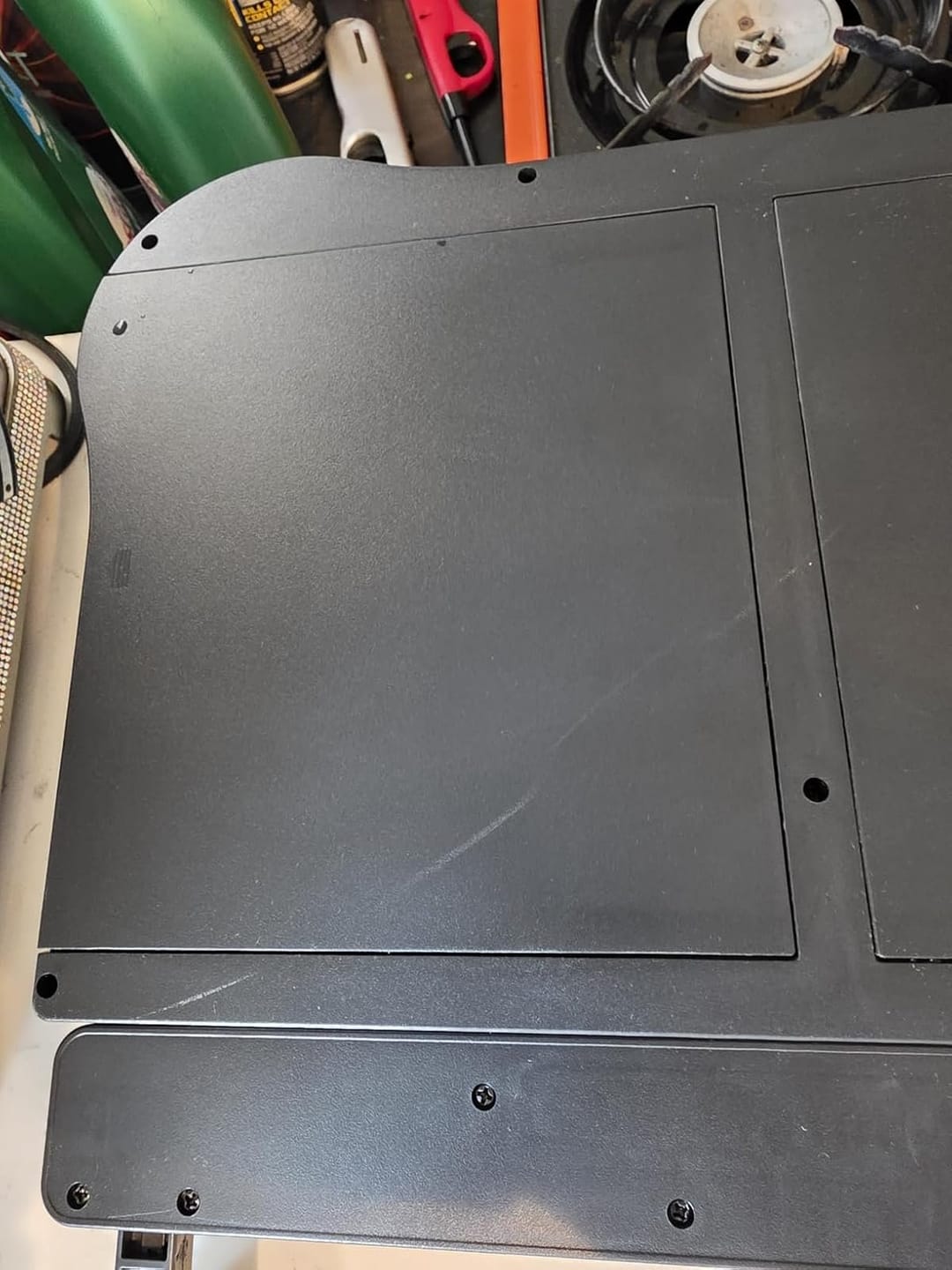 Customer photo review of BOLTHUT™ Folding Backseat Tray Table — Cup & Phone Holder