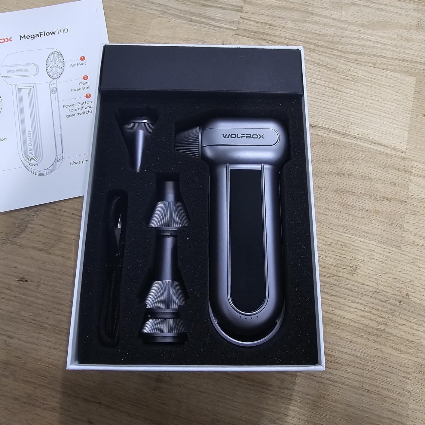 Customer photo review of BOLTHUT™ Cordless Air Duster Blower — 130,000 RPM Turbo, 4 Speeds