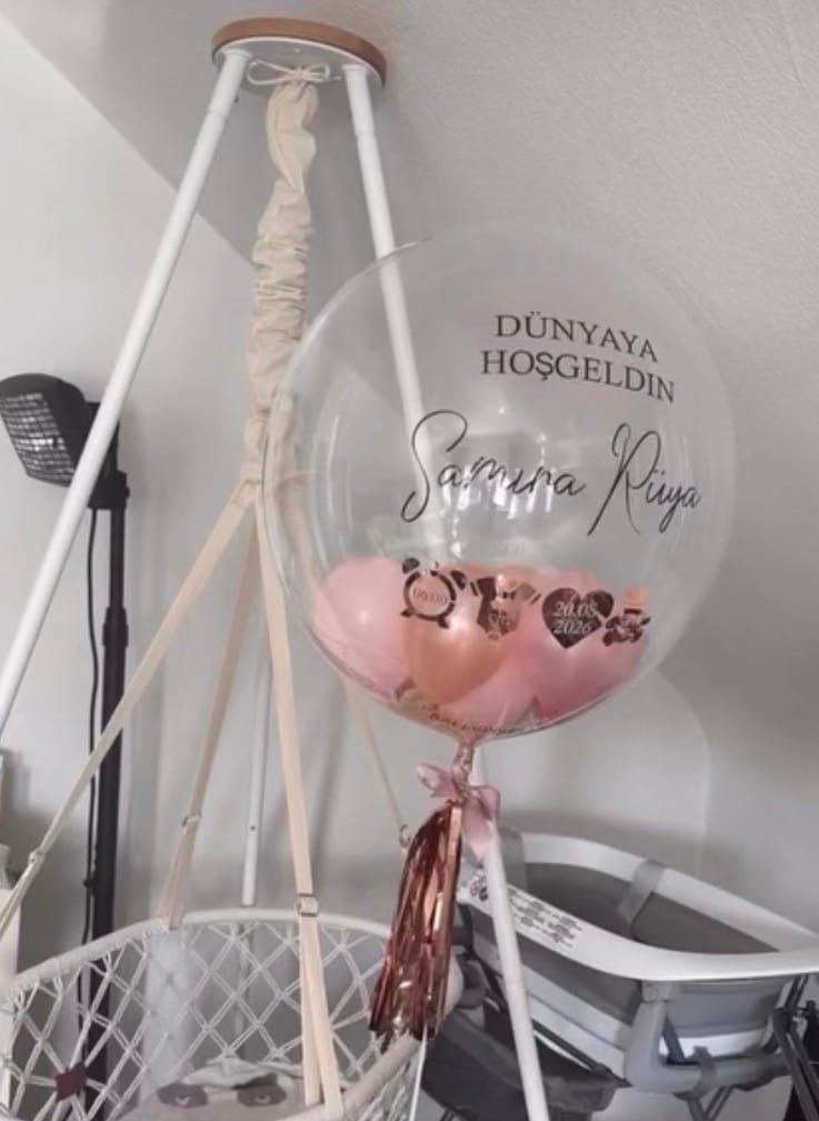 Customer photo review of Welcome to the World Baby Designer Ballon