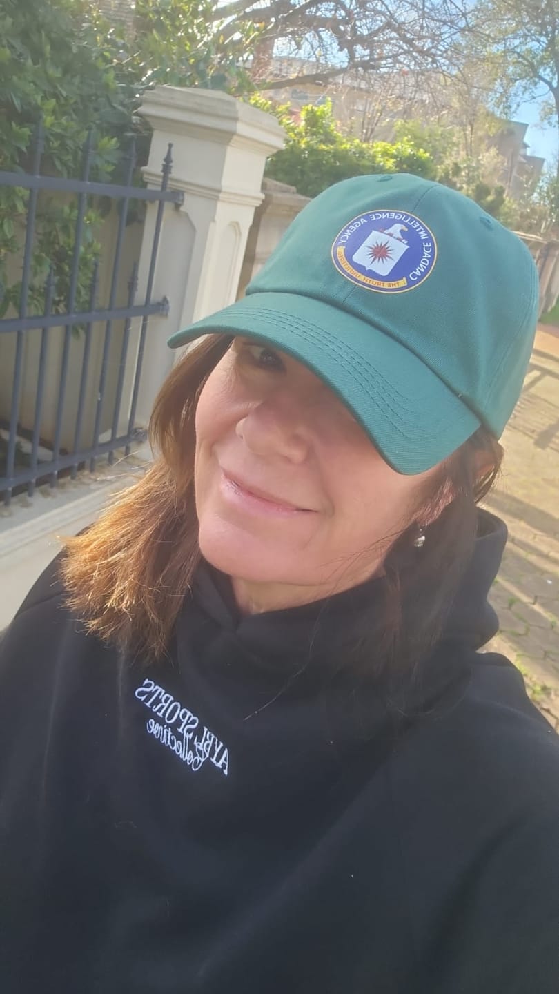 Customer photo review of Candace Intelligence Agency Hat