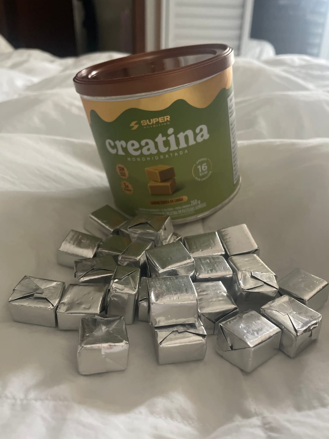 Customer photo review of Caramelo Creatina Torta de Limão